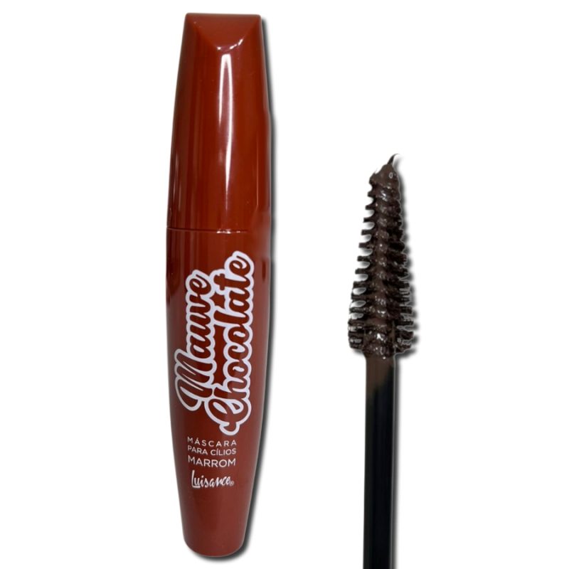 Máscara para Cílios Mauve Chocolate cor Marrom Luisance