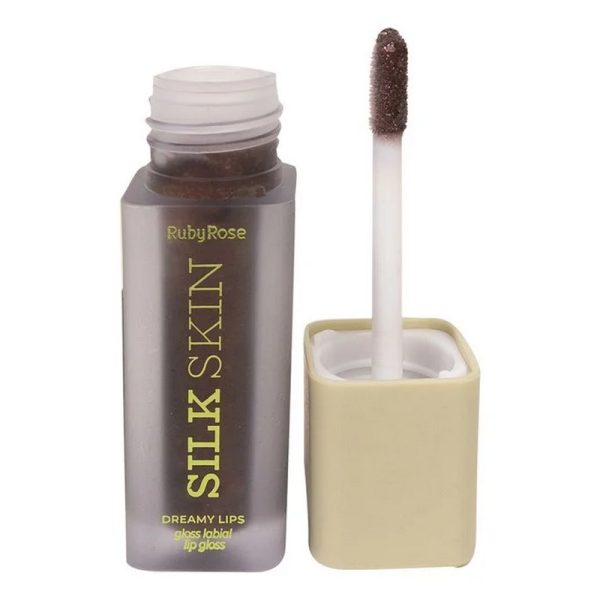 Gloss Silk Skin Dreamy Lips Cinnamon Glow Ruby Rose aberto