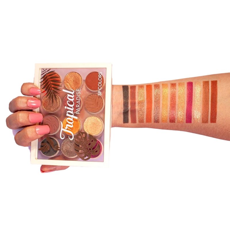 Paleta de Sombras Tropical Paradise 12 Sombras Sp Colors - Image 2