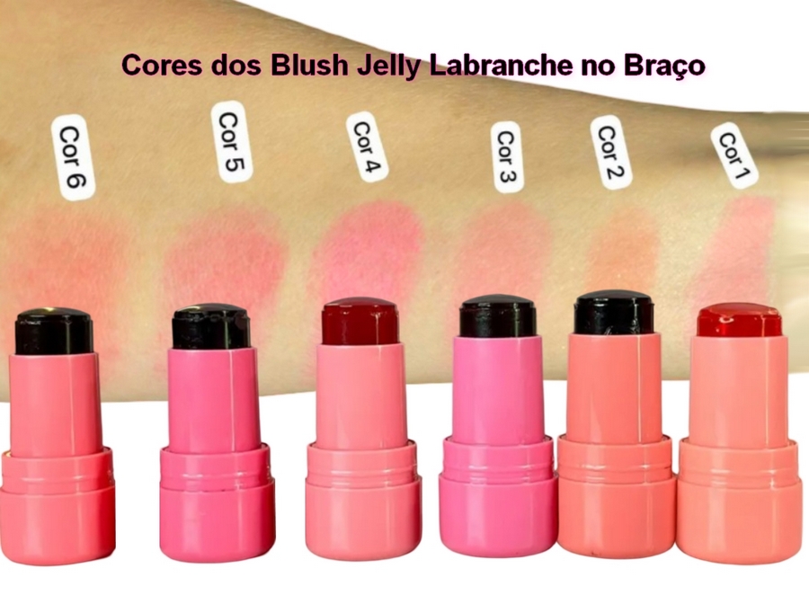 Jelly Blush Lip Tint Bochechas e Lábios Labranche Cor 6 - Imagem 3