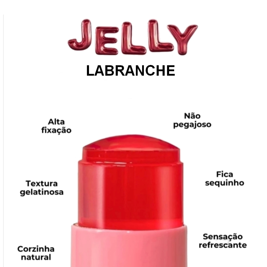 Jelly Blush Lip Tint Bochechas e Lábios Labranche Cor 6 - Imagem 2