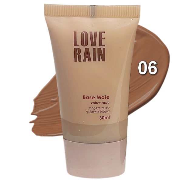 base liquida matte love rain cor 6