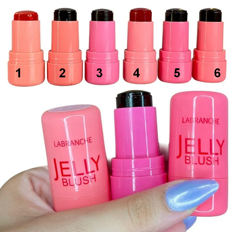 Jelly Blush Lip Tint Bochechas e Lábios Labranche Cor 6 - Imagem 4