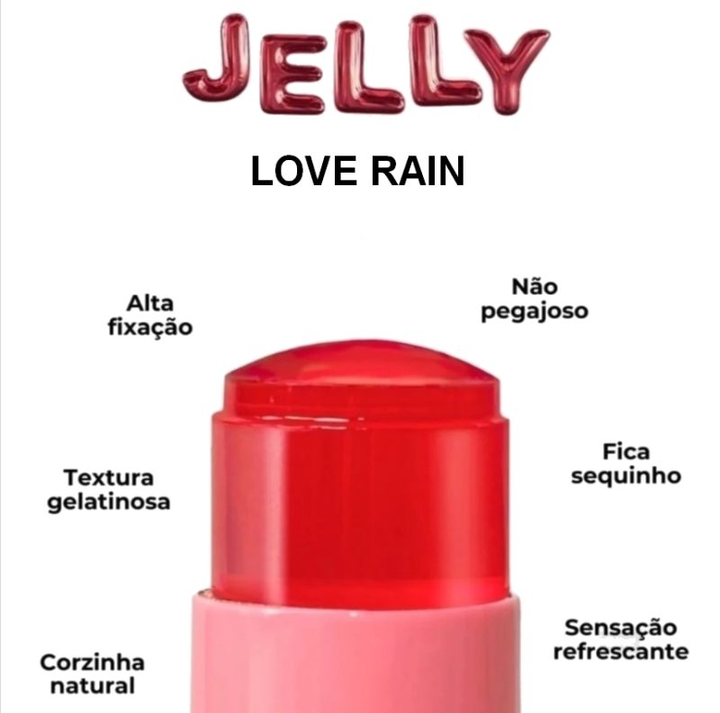 Blush Lip Tint Jelly Lové Rain Cor 3 - Image 7