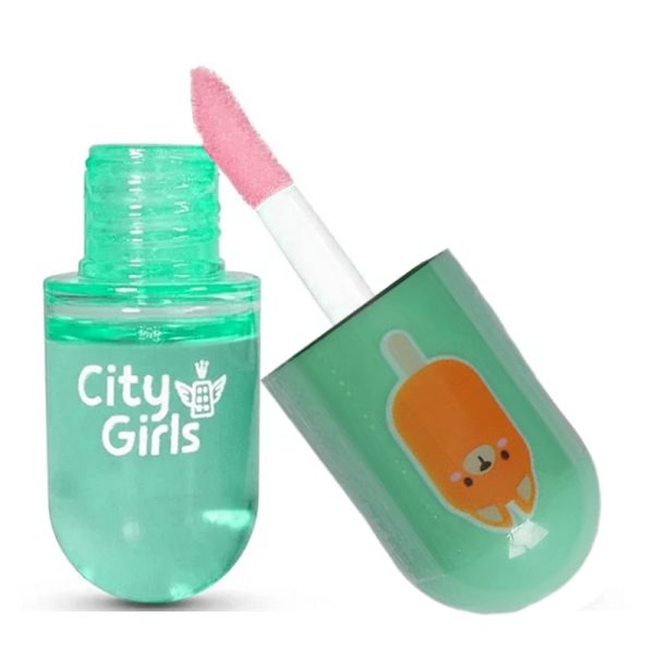 lip oil tint city girls verde