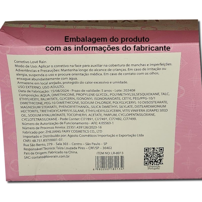Corretivo Líquido Concealer Cor 05 Lové Rain Skin Tone - Image 4
