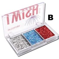Sombra Glitter Paleta Trio Glow I Wish - SP Colors B
