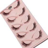 Cartela de Cílios Postiços 5 pares estilo gatinho W4