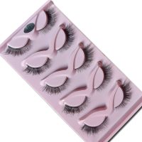 cilios postiços modelo 402 cartela com 5 pares