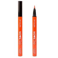 caneta delineadora colorida neon laranja sp colors