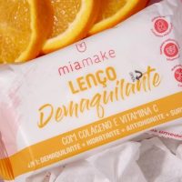 lenço demaquilante com colageno e vitamina C mia make