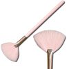 Pincel Leque para Iluminador, unhas, excesso de make