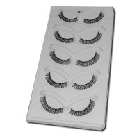 Cartela de Cílios Postiços 5 pares estilo Russo Curvadinho 017