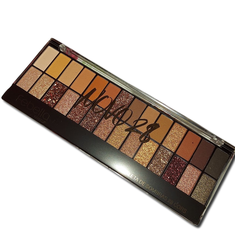 Paleta de Sombras Novo 28 cores - Febella - Imagem 2
