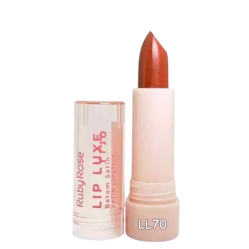 Batom Ruby Rose Satin Lip Luxe LL70