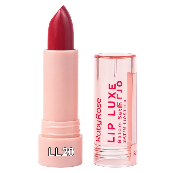batom ruby rose satin lip luxe vegano cor ll30