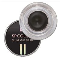 delineador em gel cor preto Sp colors