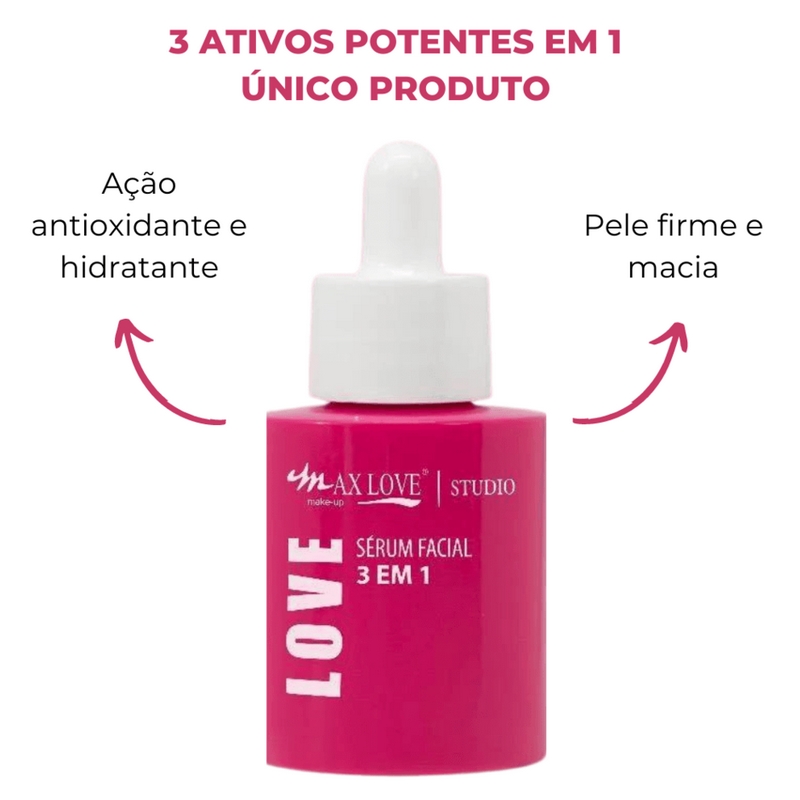 Sérum Facial 3 em 1 - Max Love 30ml - Imagem 2