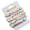kit 5 xuxinhas de cetim scrunchie antifrizz cores neutras sea blue
