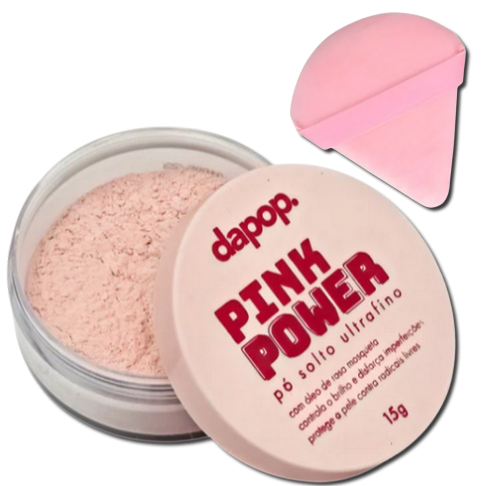 Kit Blindagem Poderosa + Bruma Fixadora + Pó Solto Dapop - Imagem 4