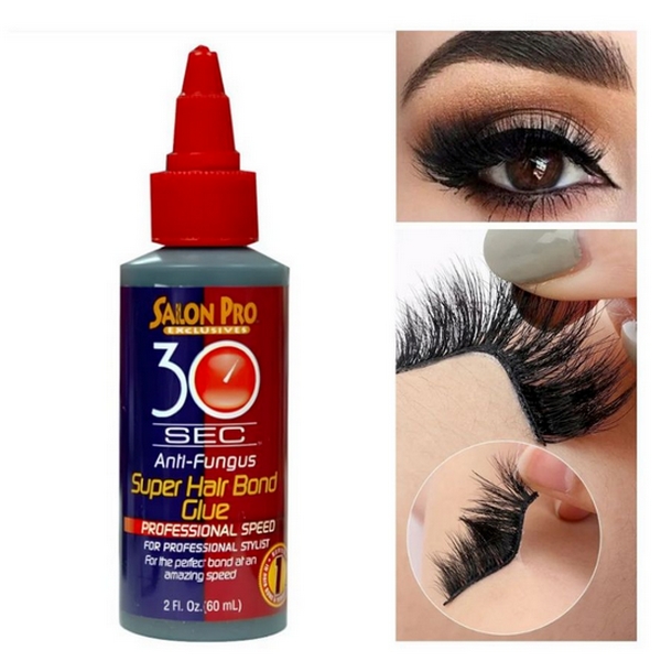 Cola Salon Pro 30ml Preta Secagem Rápida Cílios Tufinho | Tudo de Maquiagem