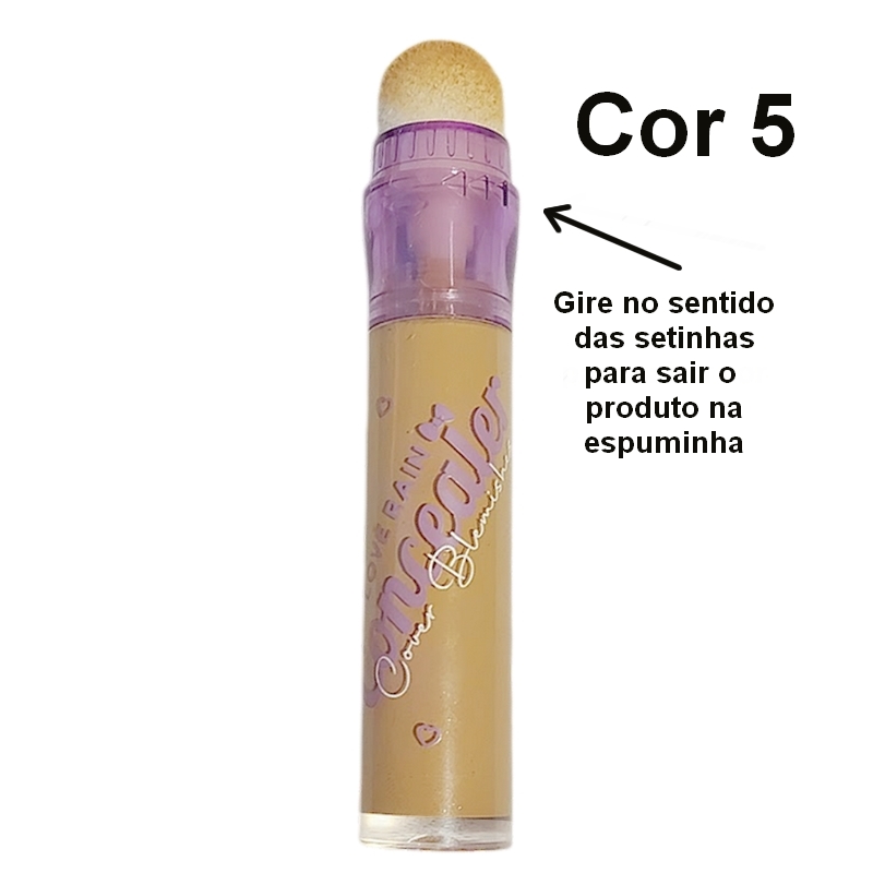 Corretivo Líquido Cover Blemishes Cor 5 - Lové Rain - Imagem 2