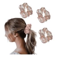kit 3 xuxinha de cabelo cetim