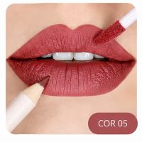 duo lux matte contorno labial e batom líquido febella cor 5
