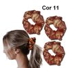 kit 3 xuxinha de cabelo cetim cor 11