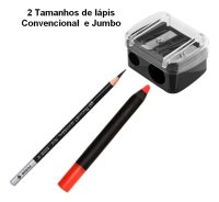 apontador duplo hello mini preto