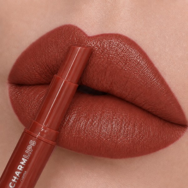 batom charm lips semi mate ruby rose cor cl17