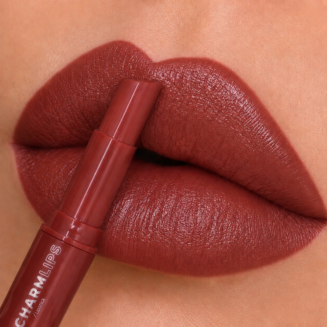 batom charm lips semi mate ruby rose cor cl19
