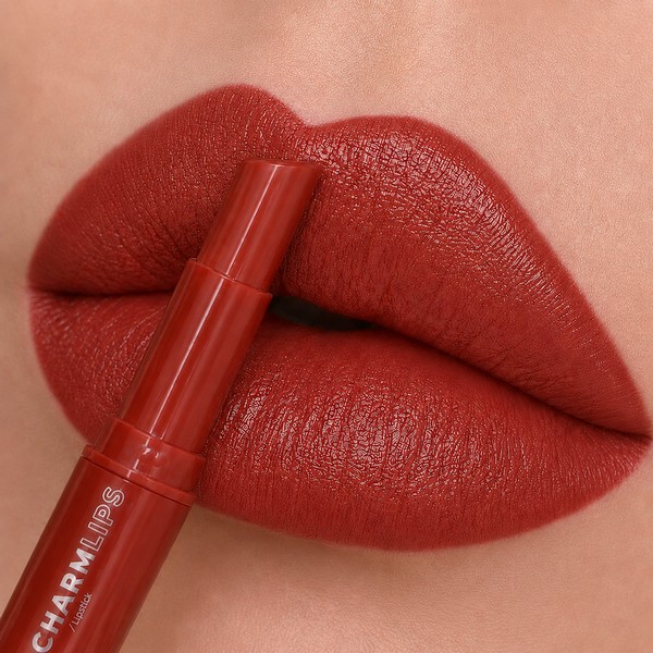 batom charm lips semi mate ruby rose cor cl22
