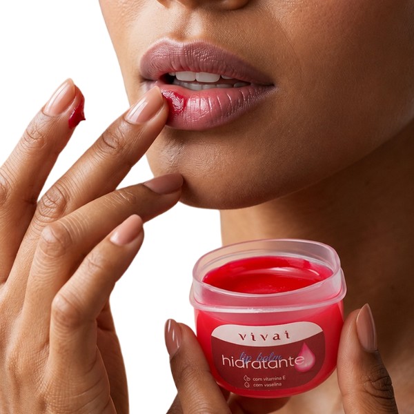 lip balm hidratante com vitamina e vivai