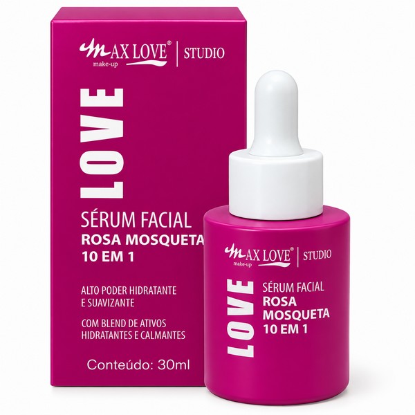 sérum facial rosa mosqueta 10 em 1 love max love