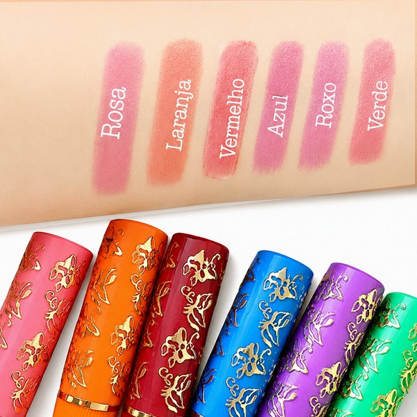 batom mágico lip tint longa duração embalagem vivai