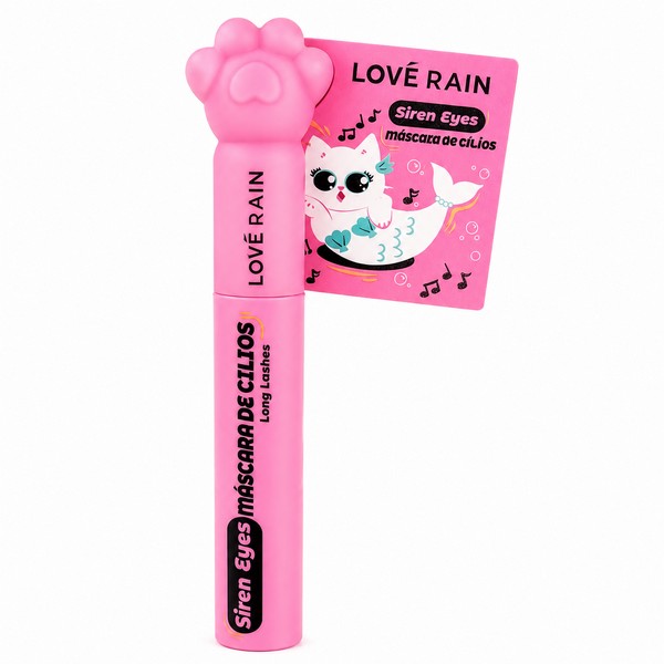máscara de cílios siren eyes long lashes love rain – coleção omg