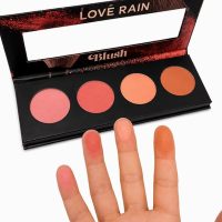 paleta de blush love rain 4 tonalidades
