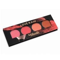 paleta de blush love rain 4 tonalidades