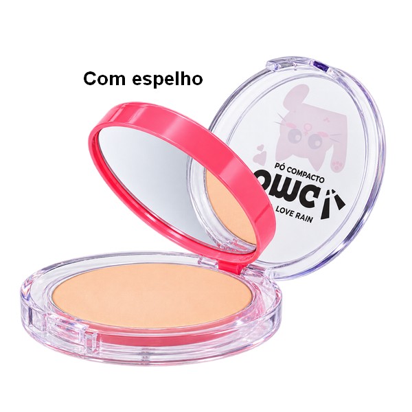 pó compacto love rain – cor 04 – coleção omg (controle de oleosidade e brilho)