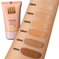 base love rain cor 1 – matte cobre tudo e longa duração