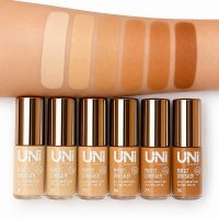 corretivo liquido perfect concealer cor 6 uni makeup alta cobertura à prova d’Água