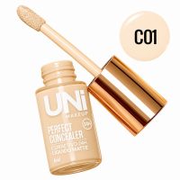 corretivo liquido perfect concealer cor 1 uni makeup alta cobertura à prova d’Água