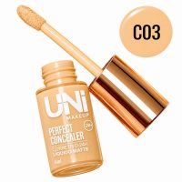 corretivo liquido perfect concealer cor 3 uni makeup alta cobertura à prova d’Água
