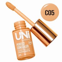 corretivo liquido perfect concealer cor 5 uni makeup alta cobertura à prova d’Água