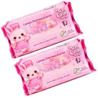 mini lenço umedecido removedor de maquiagem candy vivai
