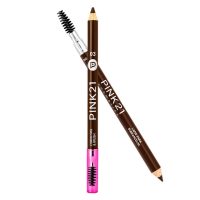 lápis para sobrancelhas 2 em 1 pink 21 cor 3 – preenchimento e definição