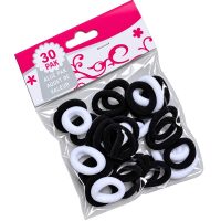 mini xuxinhas de cabelo pretas e brnacas – 30 unidades