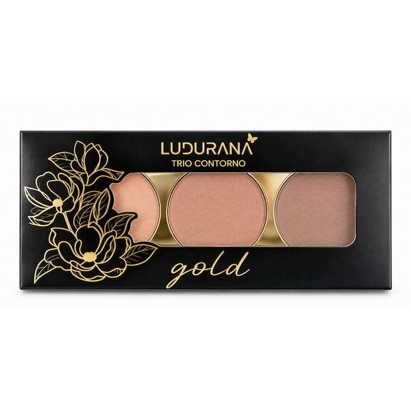 paleta trio de contorno gold ludurana